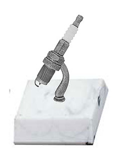 BF Spark Plug Trophies, Choose from 3 Toppers