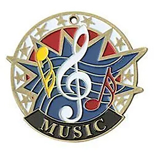 38120 Colorful USA Music Medal with Six Pricing Options 38120 Colorful USA Music Medal with Six Pricing Options