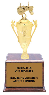 2805 Tractor Cup Trophy 12 1/2 to 14 inches tall