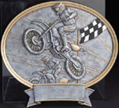 Motocross Plaque