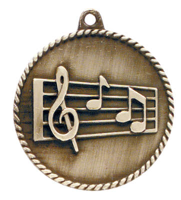 HR785 Music Medals with Six Pricing Options