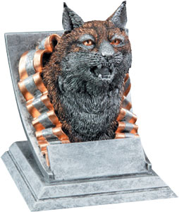 Bobcat Mascot Trophies
