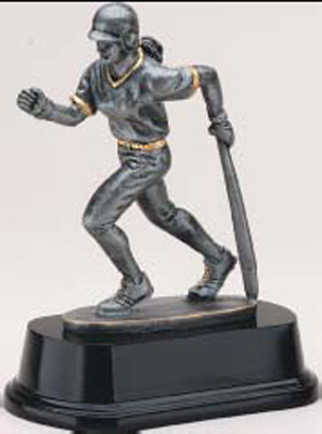 Resin Softball Trophy Sculpture