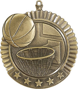 36020 Huge Basketball Medal with Six Pricing Options