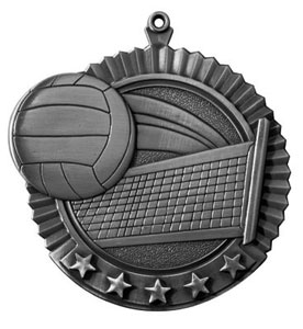 36030 Huge Volleyball Medal with Six Pricing Options
