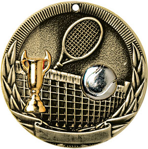 TR222 Tri-Colored Tennis Medals with Six Pricing Options