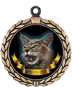 Wildcats and Bobcats Mascot Medals