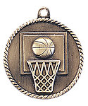 Basketball Medals HR710 with Neck Ribbons