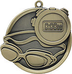 Mega Swimming Medals 43412 with Neck Ribbons