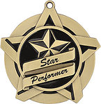 Superstar Star Performer Medals 43019 with Neck Ribbons