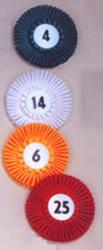 Rosette Contestant Numbers
