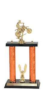 2 Post Dirt Bike Trophy