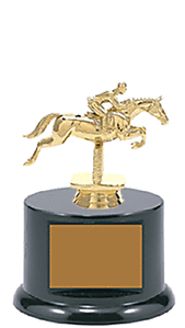 Small BFRB08 Equestrian jumping Trophies