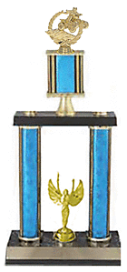 Four Wheeler Trophy from 24 to 36 inches tall