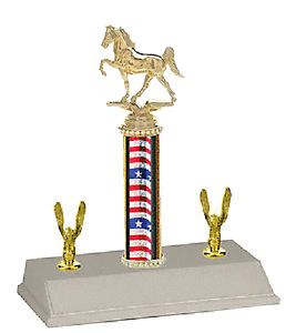 R3-703G Tennessee walking horse Trophy, select heights of 8