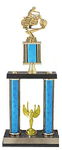 Flat Track Motorcycle Racing Trophy