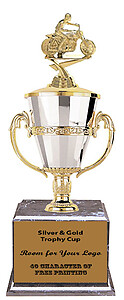 BMRC8-360MFT Cup Trophy with Black Marble Finish Base