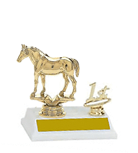 2BF Quarter Horse Trophy with Trim