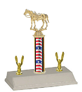 R3 Saddle Horse Trophy, select heights of 8