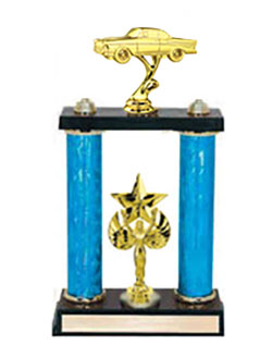 Class Car Show Trophy with Your Custom Print