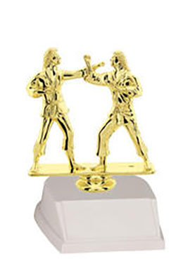Female Sparring Base and Topper Martial Arts Trophy Female Sparring Base and Topper Martial Arts Trophy