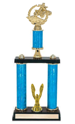 Four Wheeler Trophy from 24 to 36 inches tall