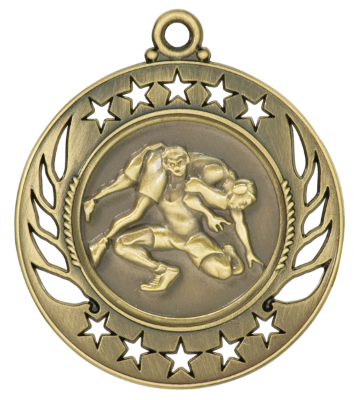 GM118 Wrestling Medal with Six Pricing Options