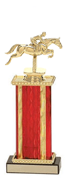 S1-4006G Equestrian jumping Trophy. Choose heights of 8