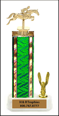 S2-4006G Equestrian Jumping Trophy, select heights of 8