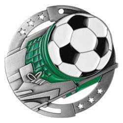 Large Colorful Enamel Soccer Medal M3SS1-SC