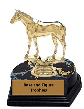 BF-714G Small Thoroughbred Horse Trophies