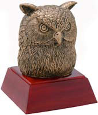 Owl Mascot Trophy