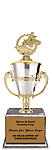 BMRC8-3023 ATV Cup Trophy with Black Marble Finish Base