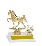 2BF tennessee walking horse trophy with trim