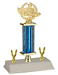 S3R Go-Kart Racing Trophies with Riser and Double Trim