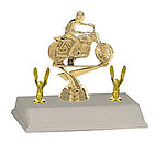 3BF FTM360 Flat Track Racing Trophy with double side