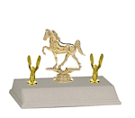 3BF tennessee walking horse trophy with twice the trim