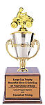 CFRC8-82874 ATV Cup Trophy with Cherry Finish Base