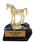 bf small arabian horse trophy