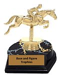 bf small equestrian jumping horse trophy