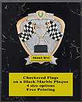 58465BMV Resin Checkered Racing Flags