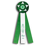 Rosette Ribbon Custom Printed TR131