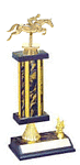 S2R-4006G equestrian jumping Trophy with riser and trim