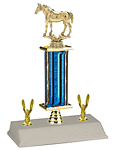 S3R-701g Quarter Horse Trophy with riser and double trim