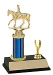 r2 equestrian rider trophy with trim