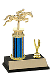 r2 equestrian jumping trophy with trim