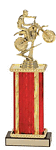 s1-370DB Dirt Bike Trophy with rectangular column