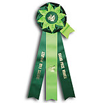 Gundog and retriever rosette Ribbon Custom Printed TR145