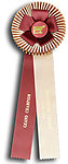 TR91GDRT Rosette Ribbons Custom Printed