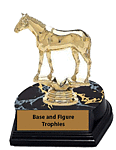 BF-714G small thoroughbred horse trophy